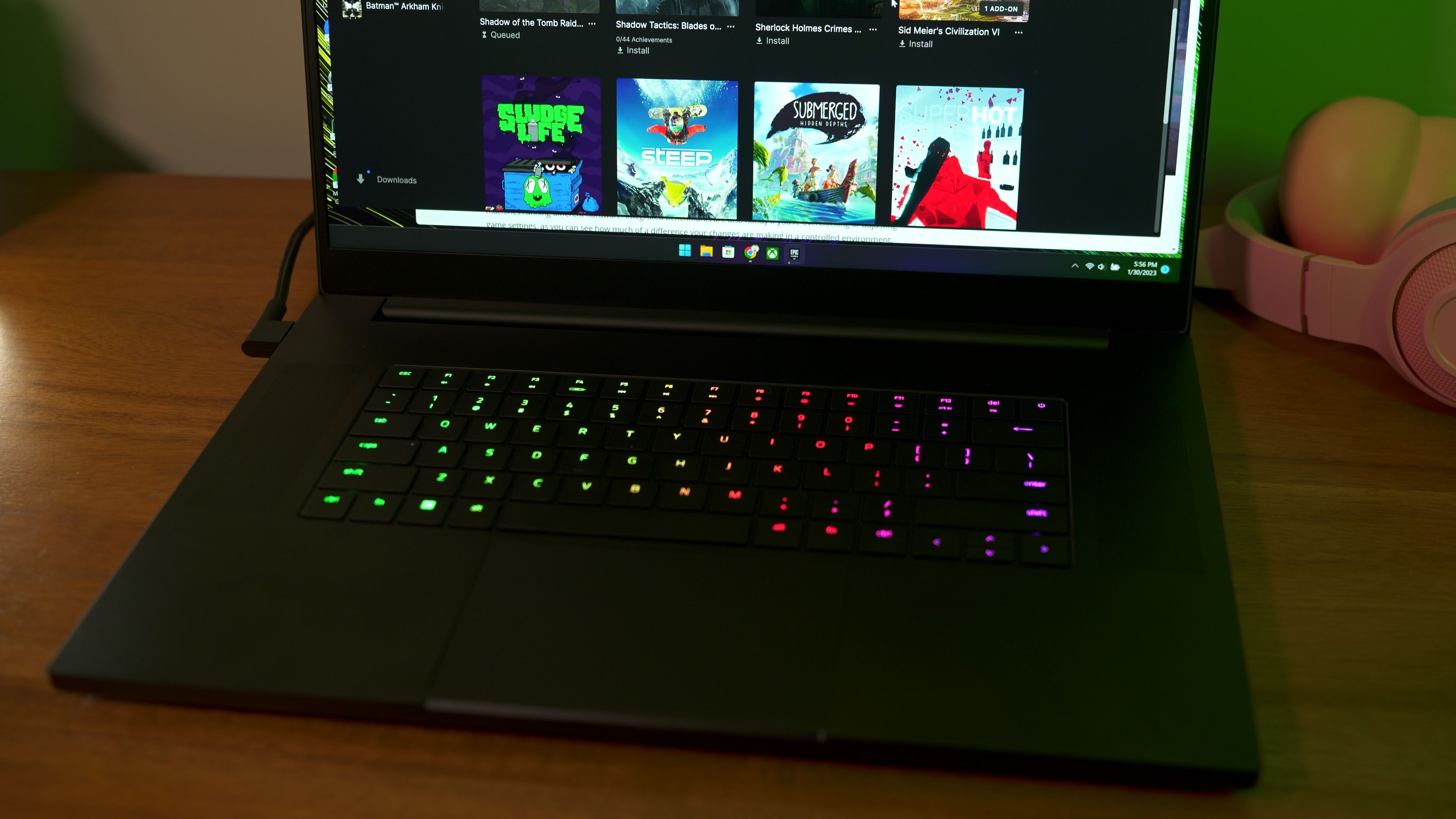 Razer Blade 17 - کیبورد