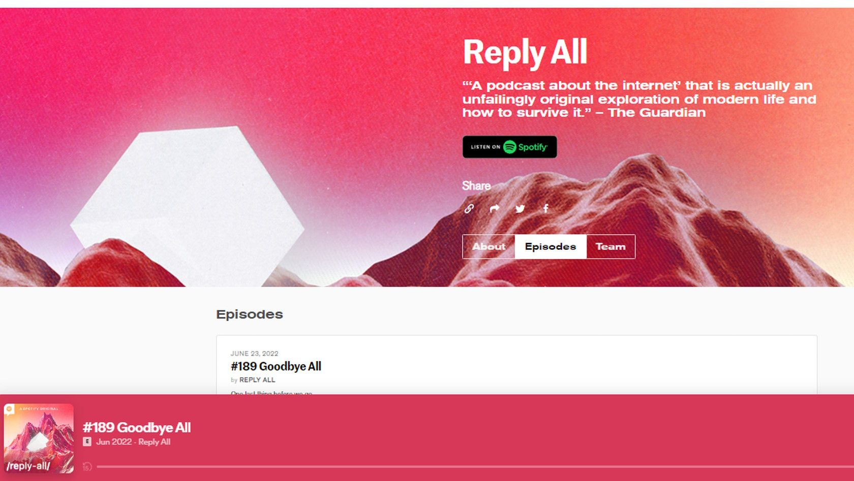 reply all internet podcast website