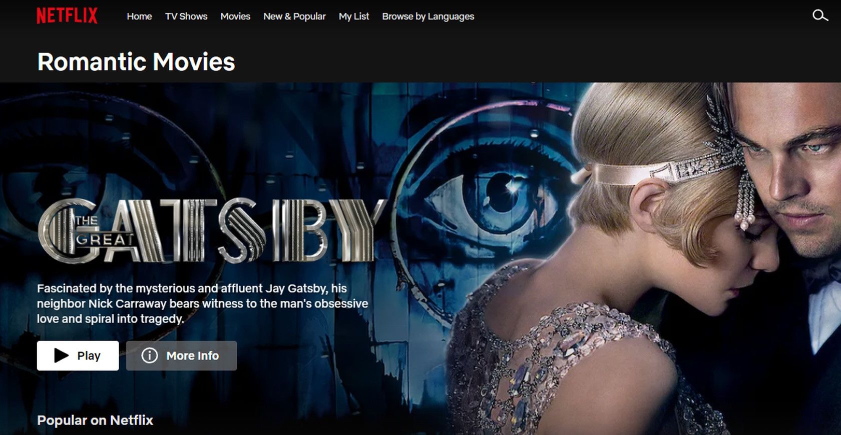 Layanan streaming Netflix kode film tersembunyi film romantis