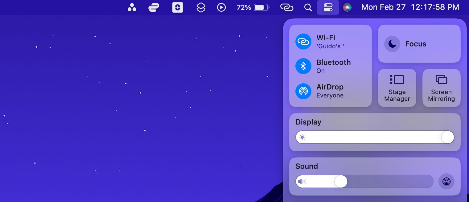 Screenshot of Display Slider