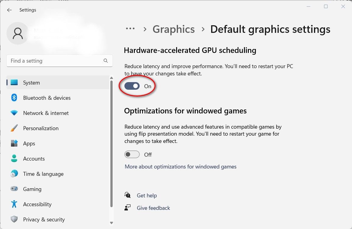 Screenshot showing how to use per-app GPU selection settings