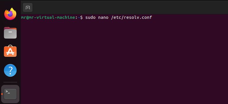 Terminal Command to Change DNS in Ubuntu