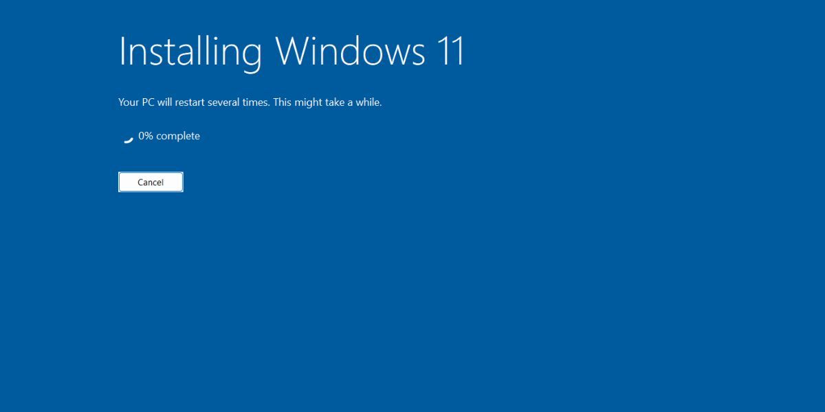 Windows 11 Installation Phase