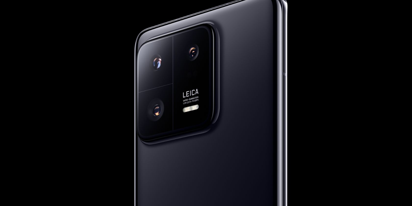 Gros plan Xiaomi 13 Pro en noir