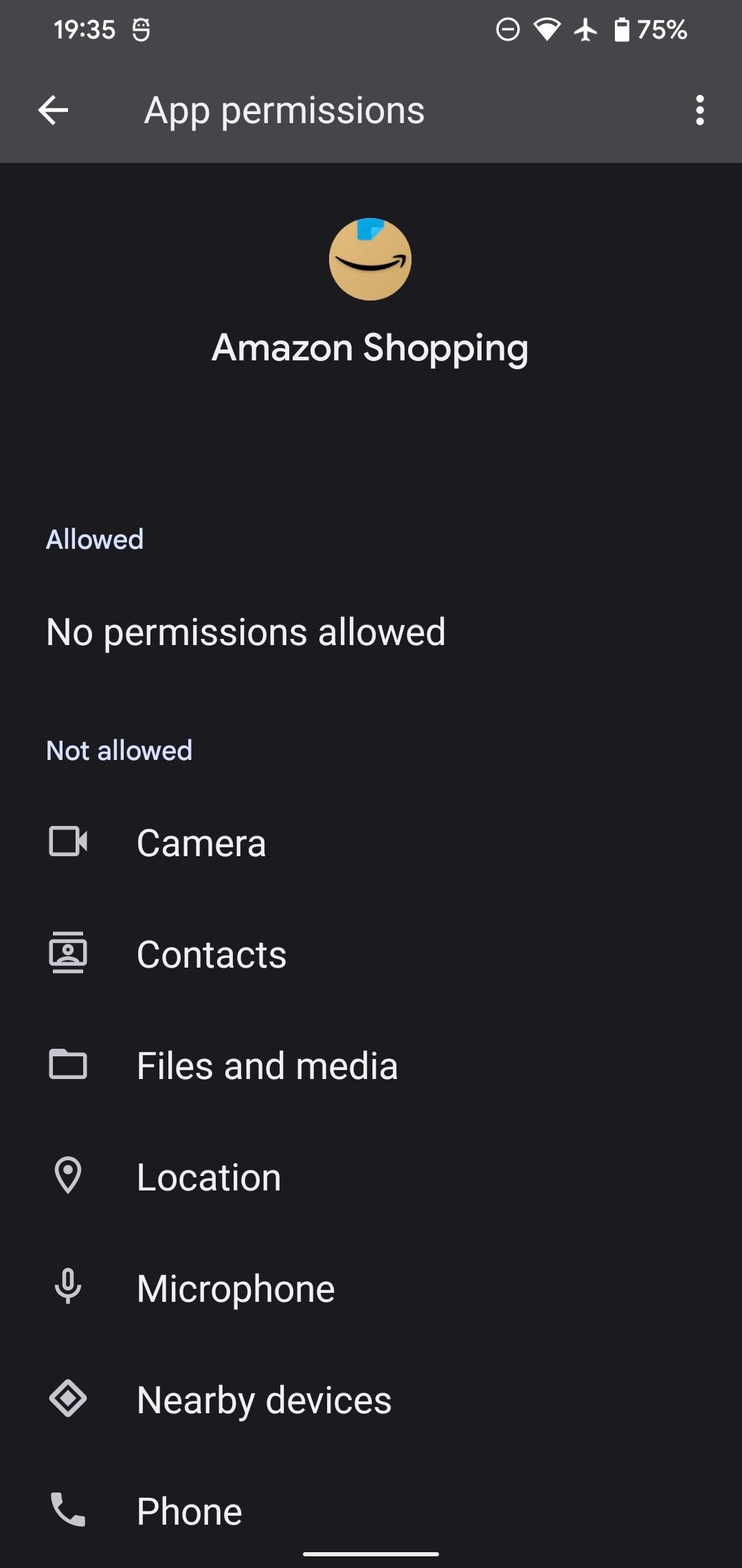 Android Individual App Permissions