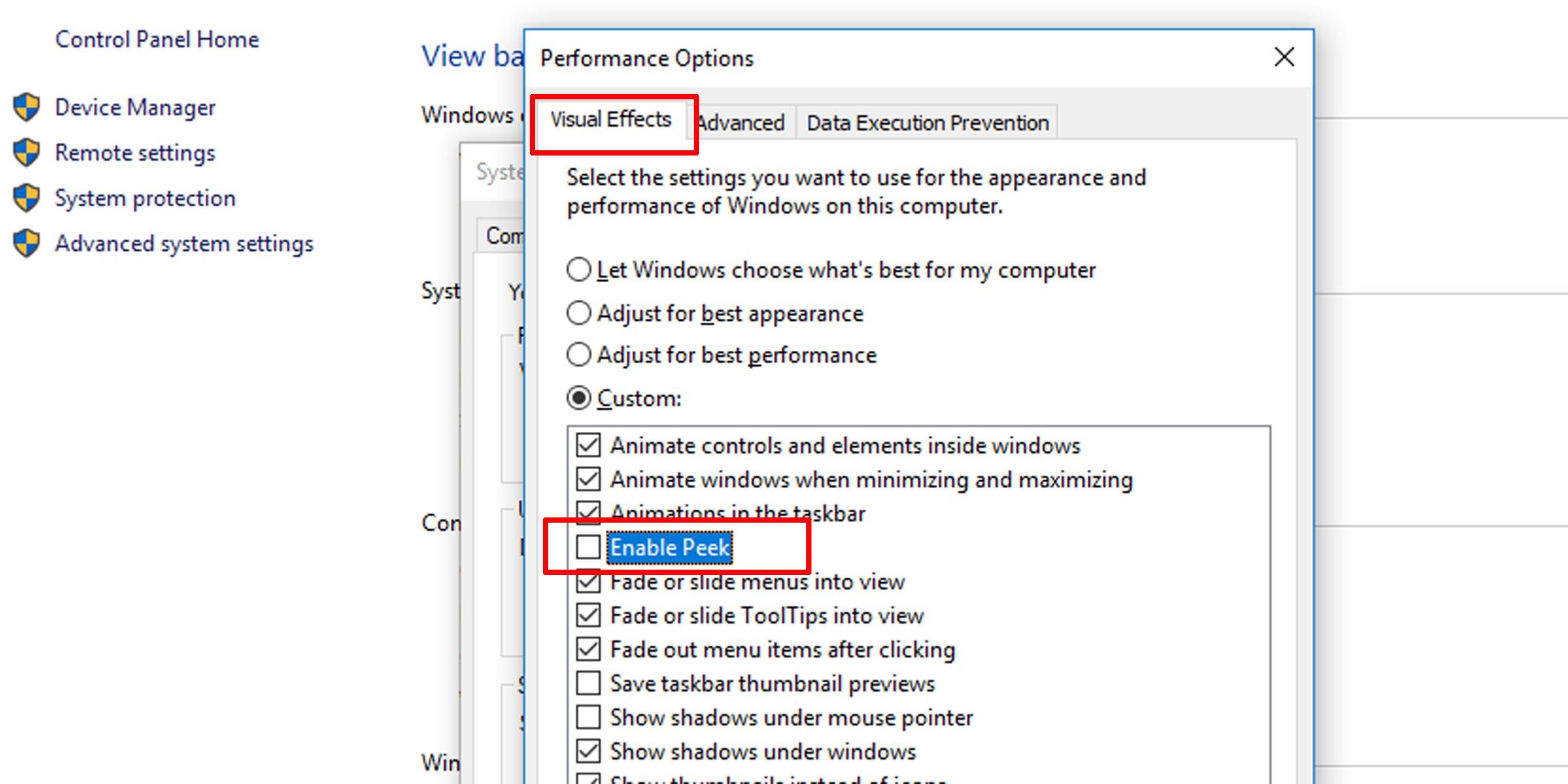 how-to-turn-peek-at-desktop-on-and-off-in-windows-10