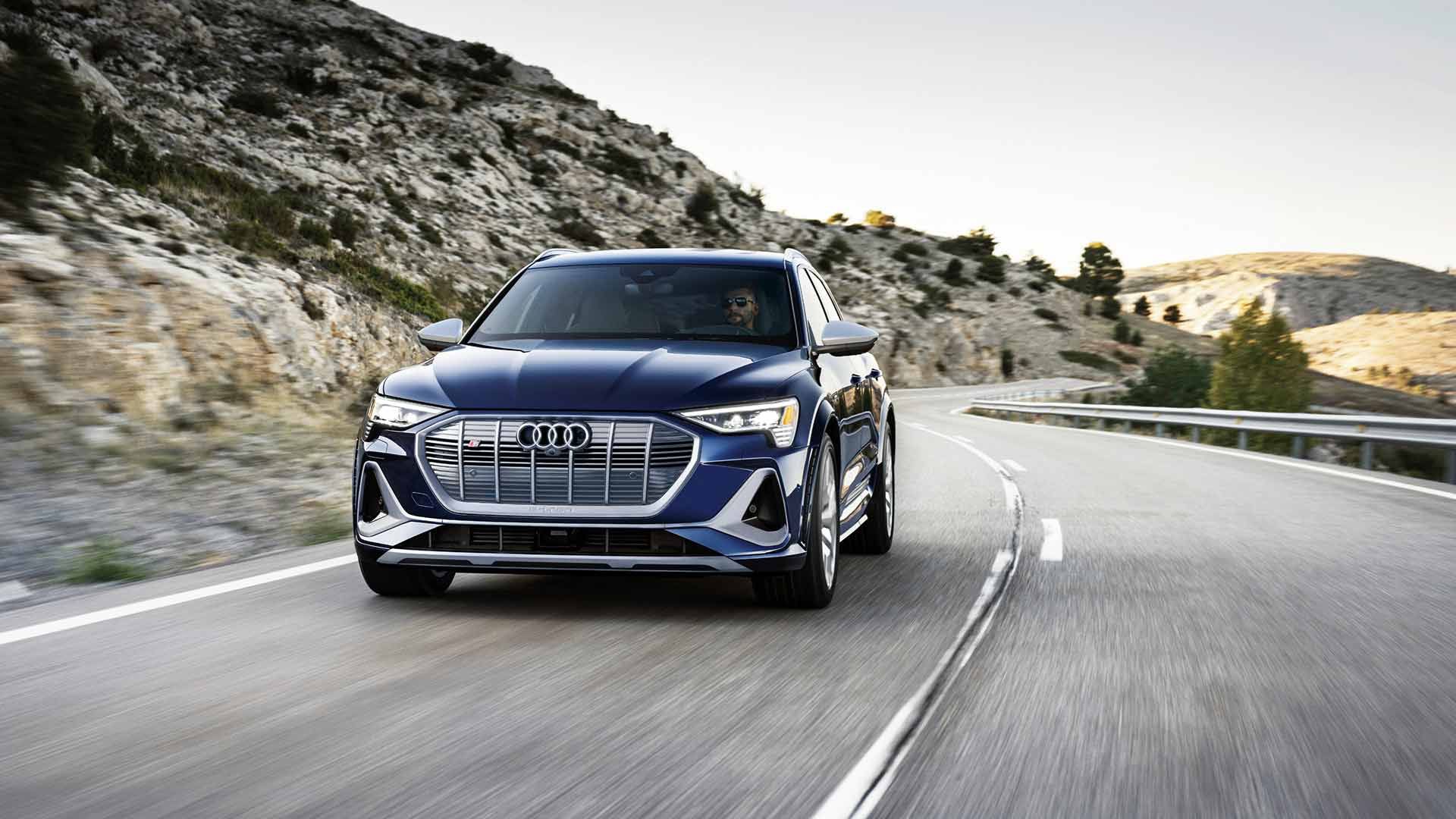 2023 Audi e-tron S on road