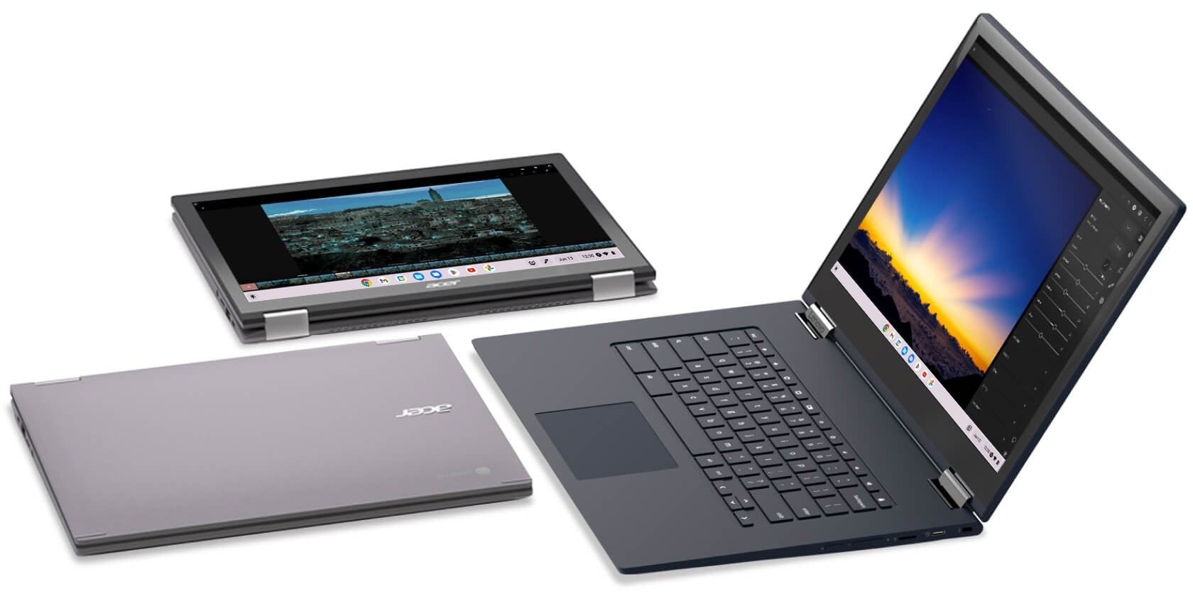 A convertible 2-in-1 Acer Chromebook