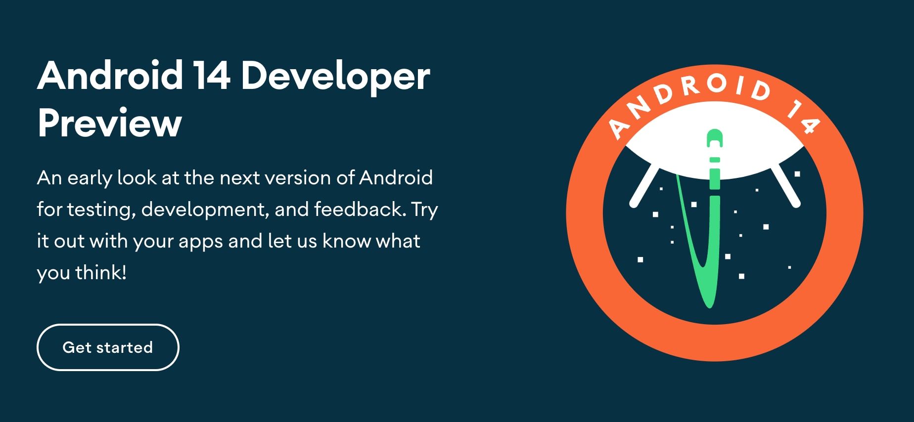 android developer preview banner