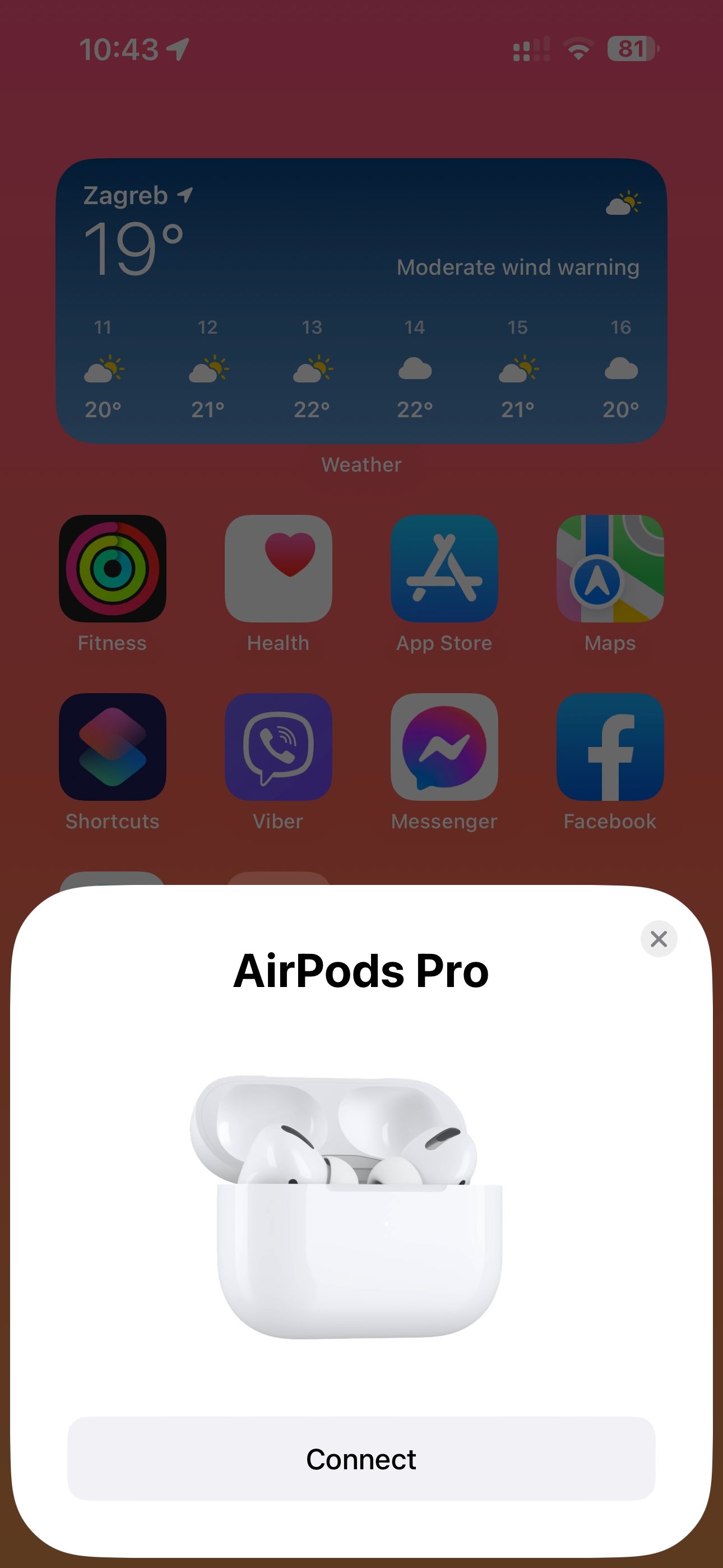 Apple iOS 16.3 connect AirPods card iPhone