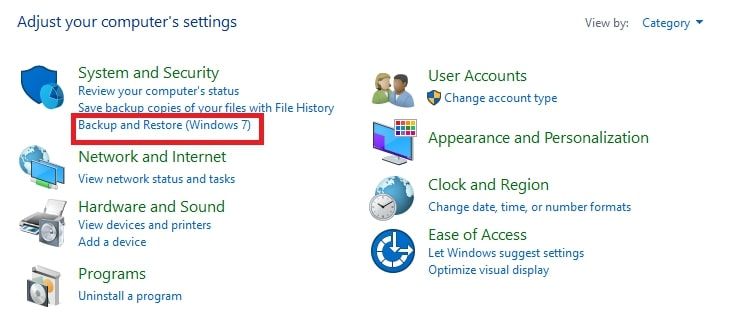 Screenshot Menampilkan Pengaturan Panel Kontrol di Windows 11