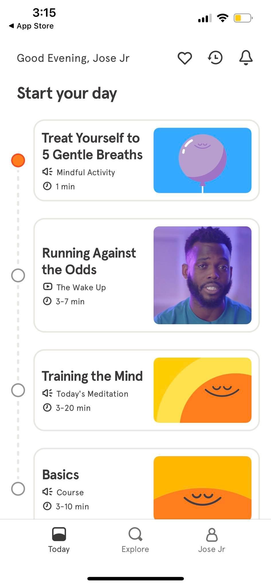 Beginner Meditation Videos on Headspace