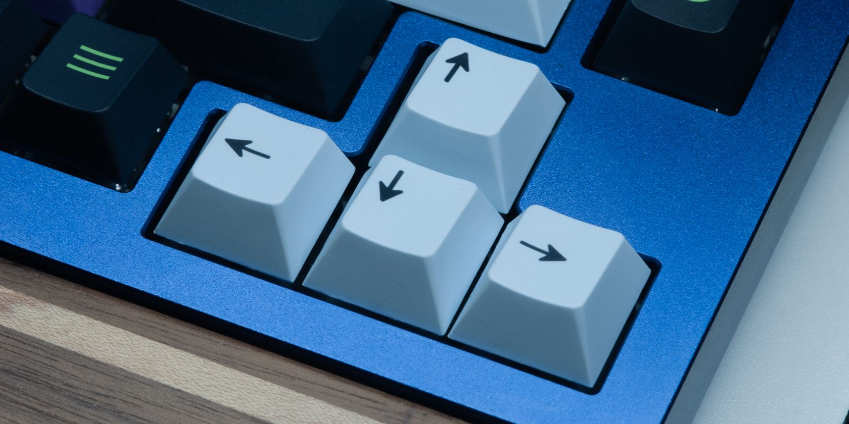 blue keyboard arrow keys