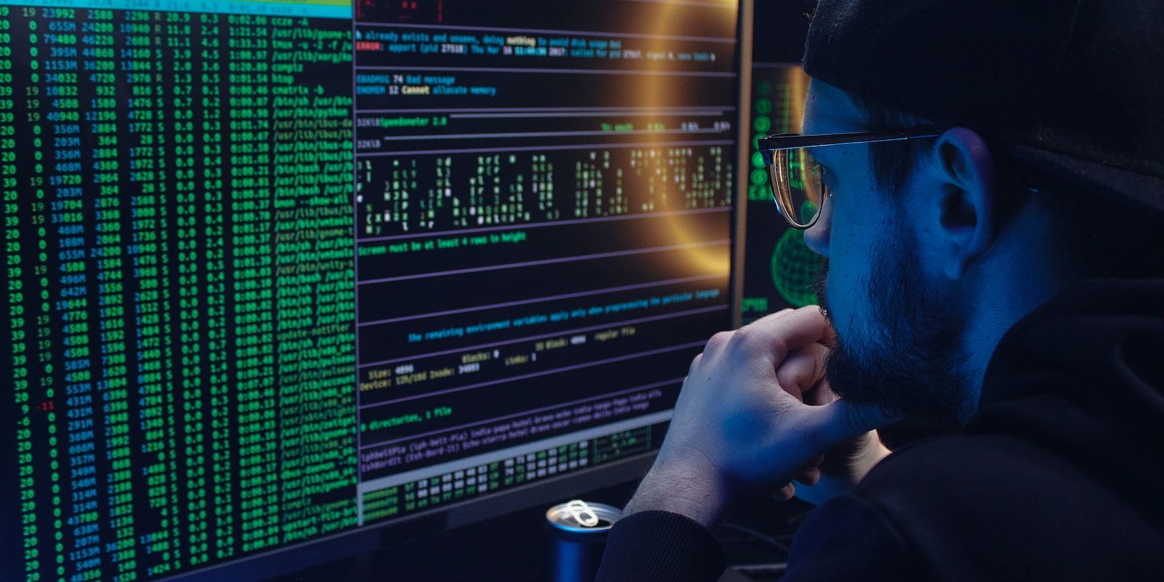 A hacker who monitors botnet devices