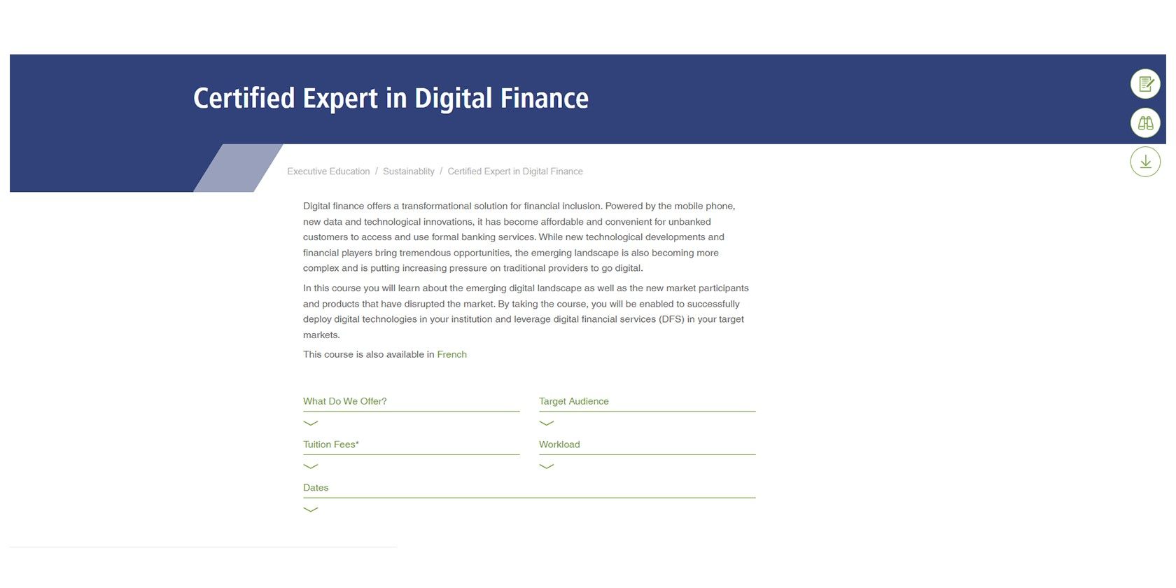 Certified Expert in Digital Finance Course Screenshot 