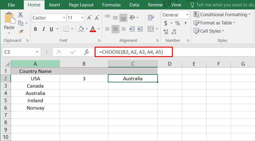 PILIH fn di Excel