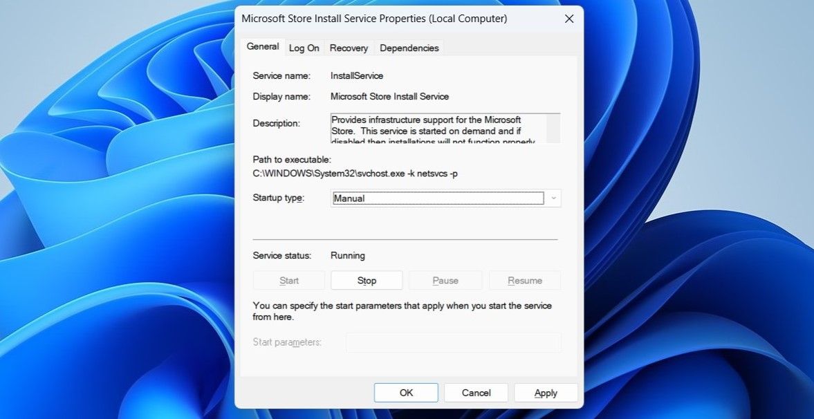 Konfigurasikan Layanan Penginstalan Microsoft Store di Windows