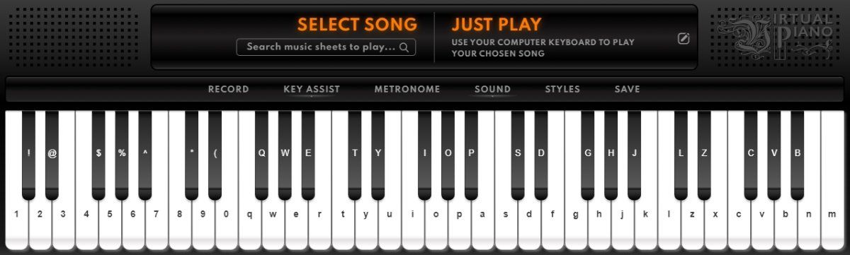 Creating Music With Virtual Piano Keyboard