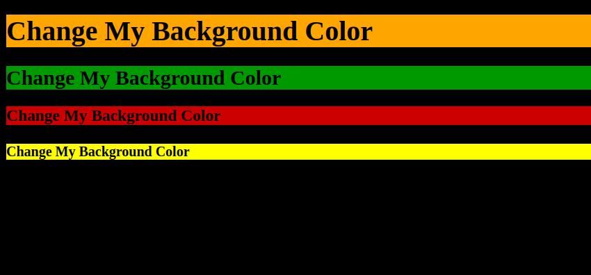 CSS sets background color of text