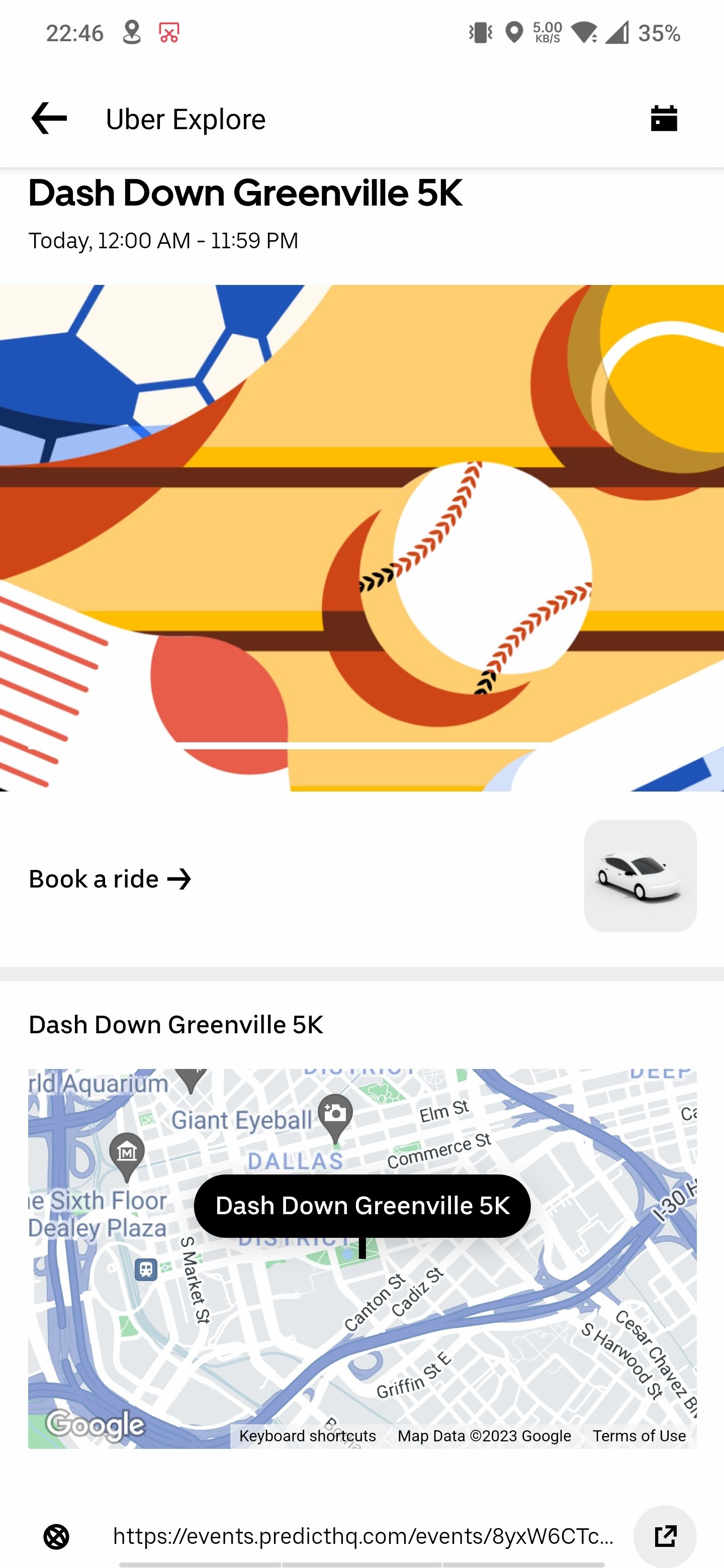 رویداد Dash Down Greenville 5k در Uber Explore-1