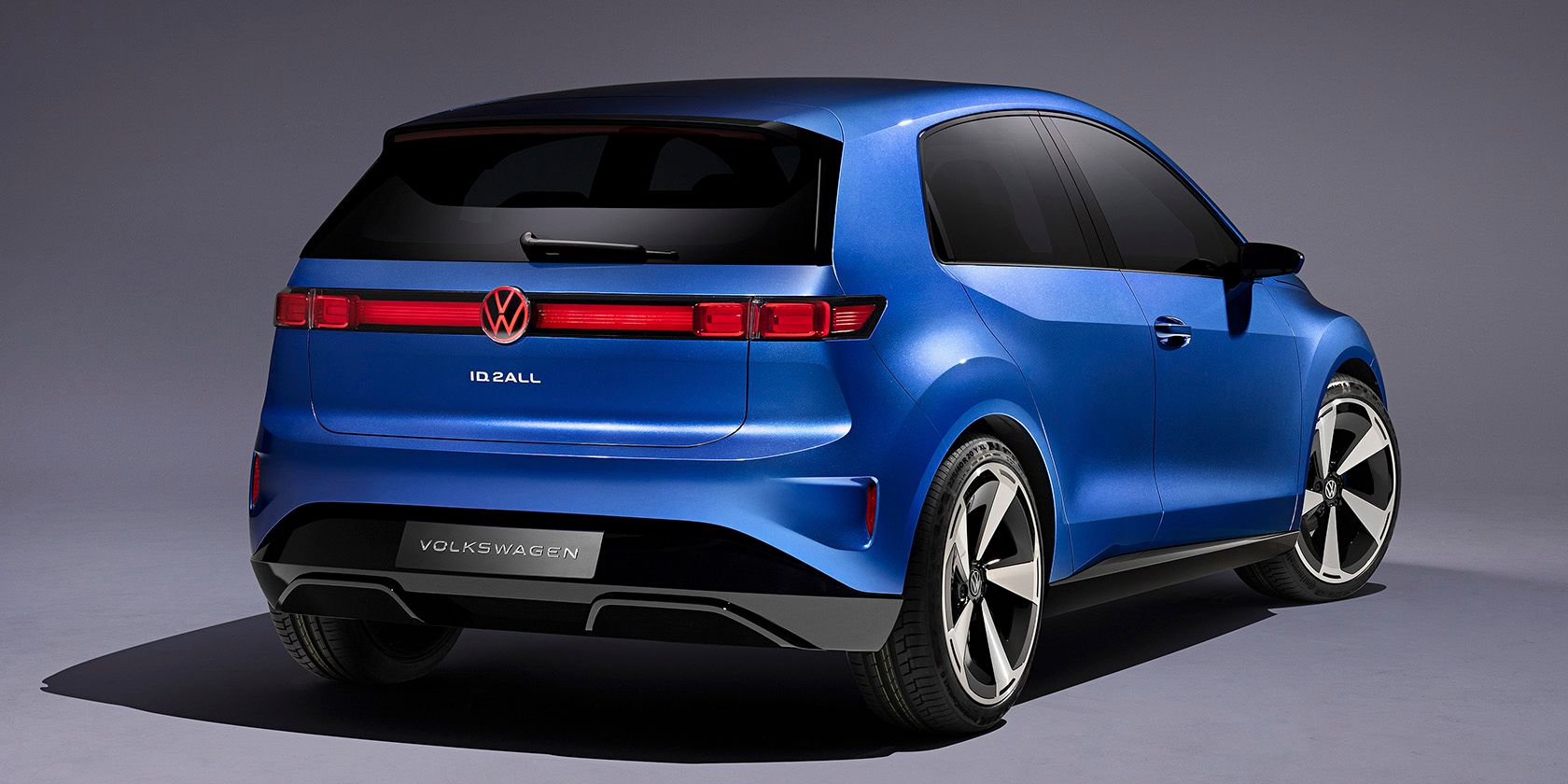 Volkswagen ID.2All concept rear three-quarter view