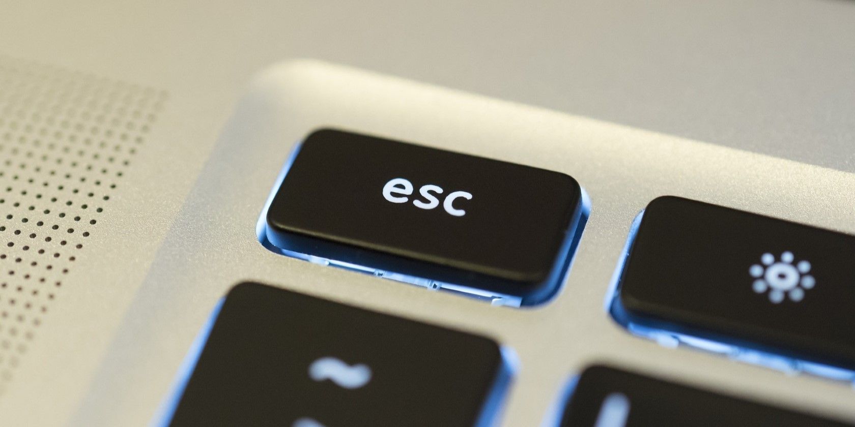 Esc key on laptop keyboard