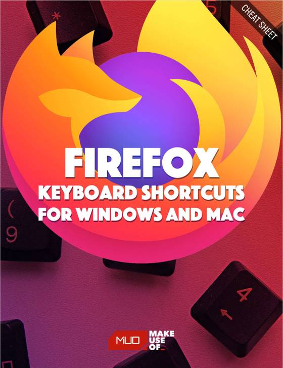 Firefox Keyboard Shortcuts for Windows and Mac