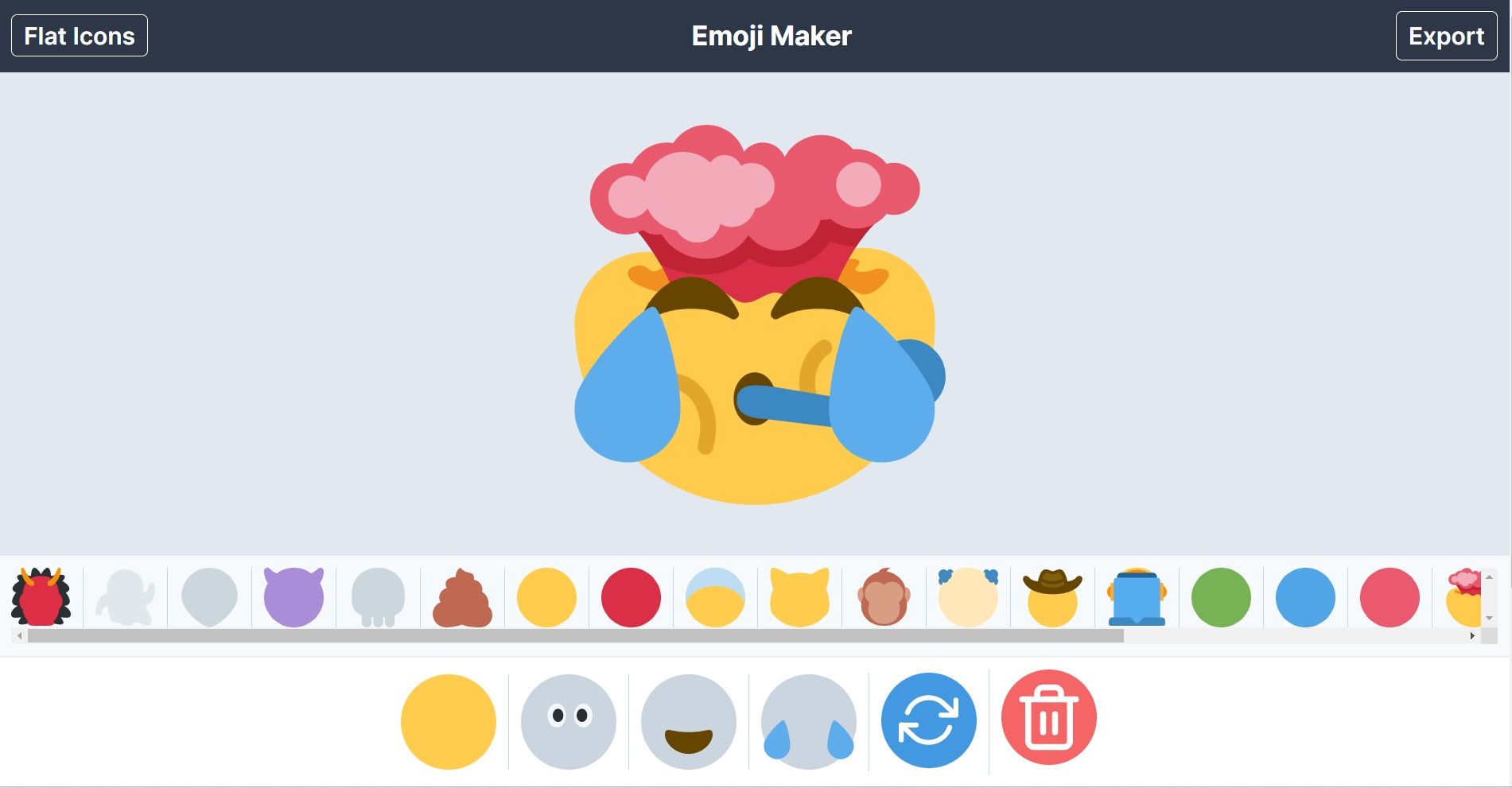 Emoji Generator On Flat Icons