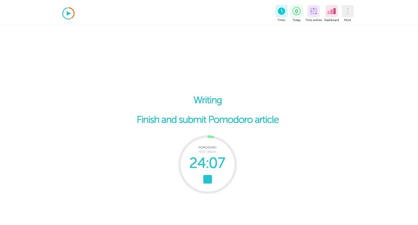 Pomodoro Timer - Smart Time Application