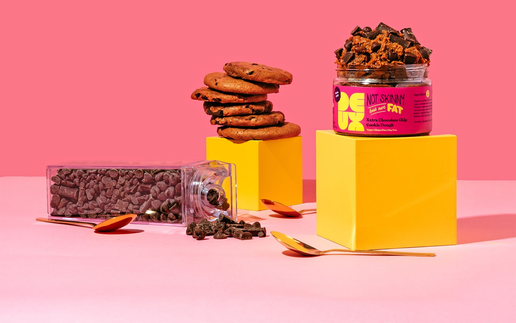 Product photography of cookies.