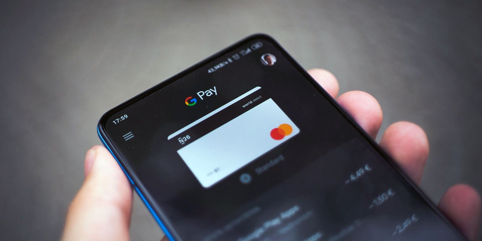 Google Pay example