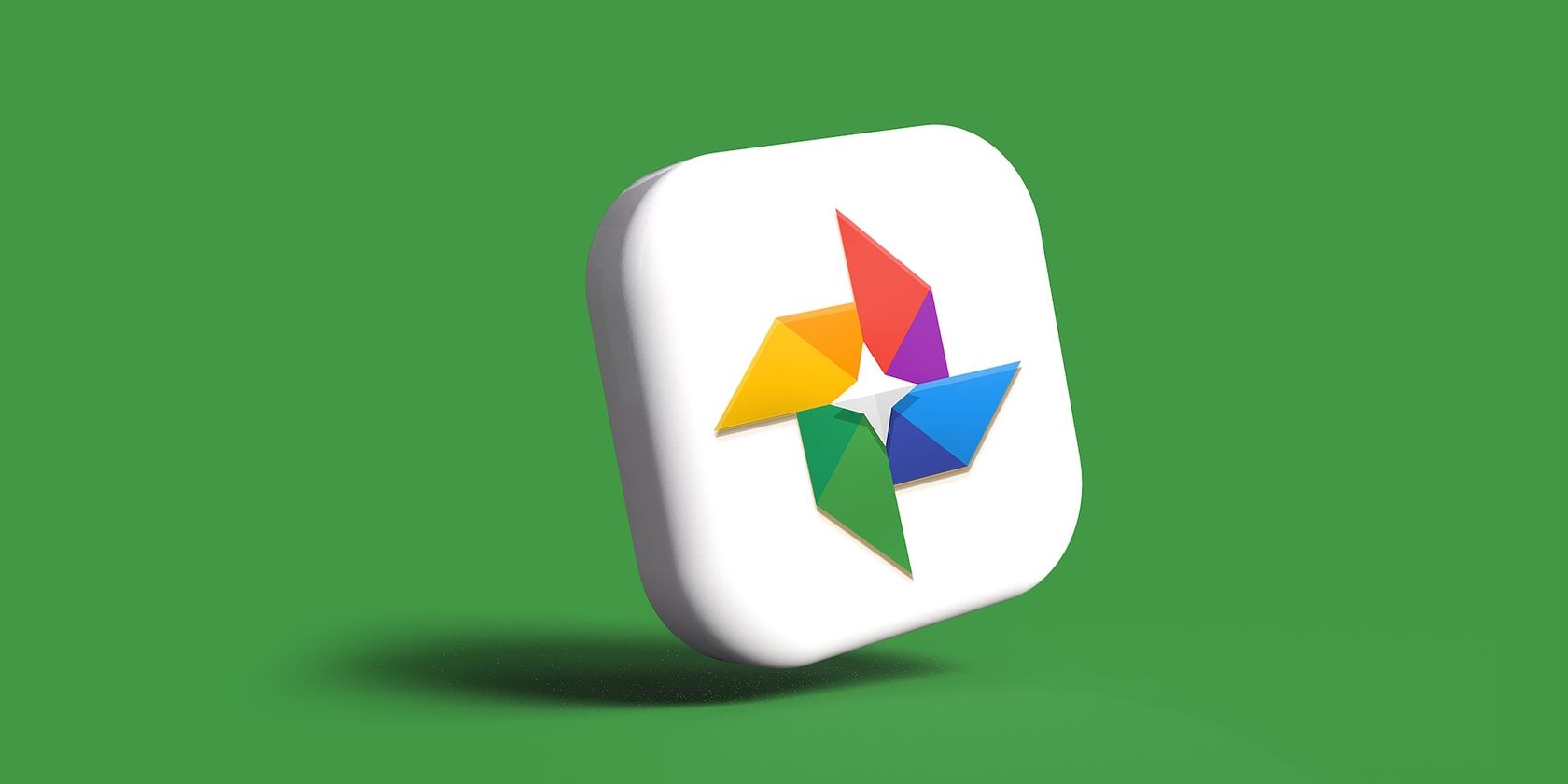 Icône Google Photos en 3D