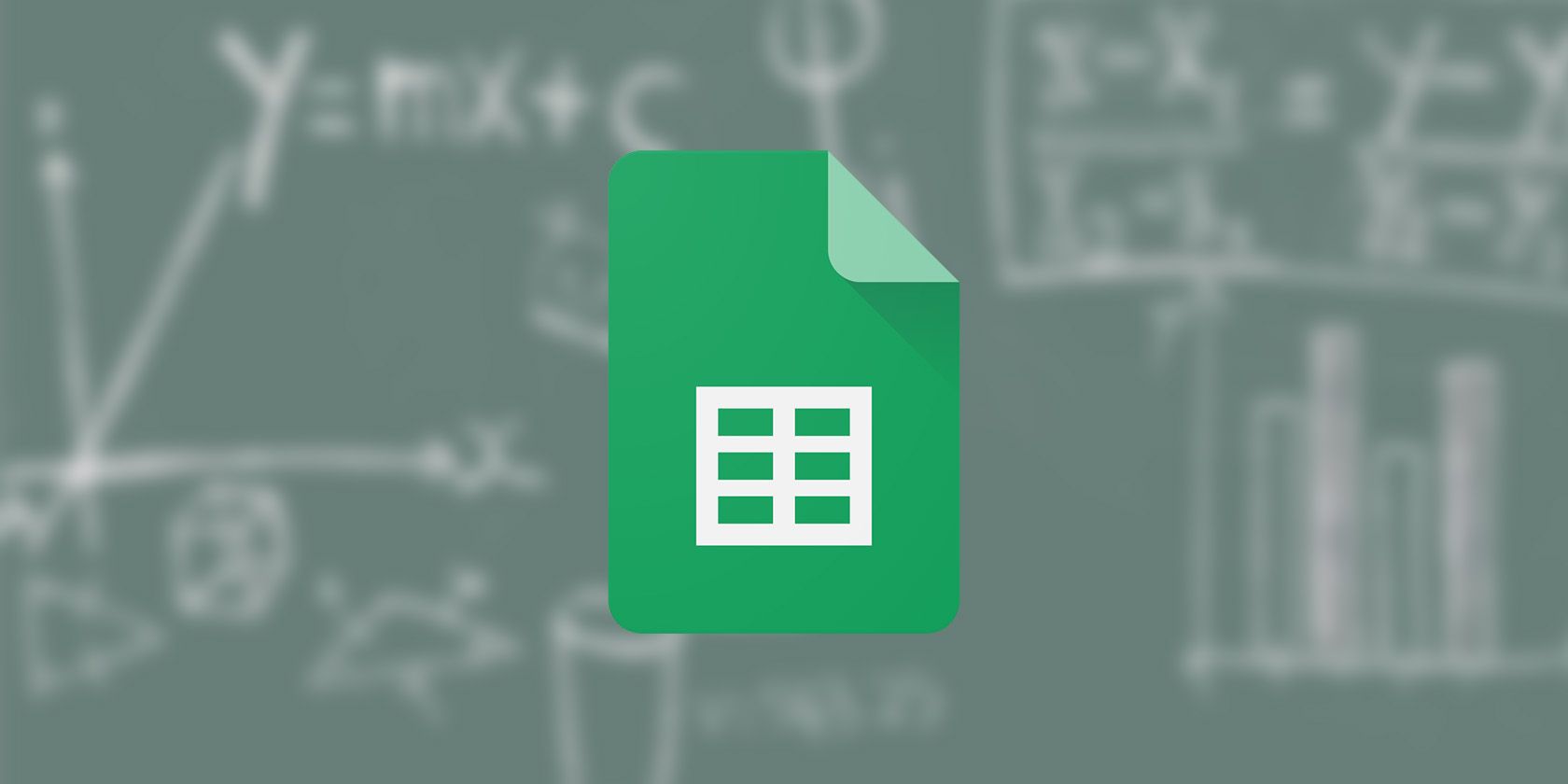 Google Sheets logo on a background