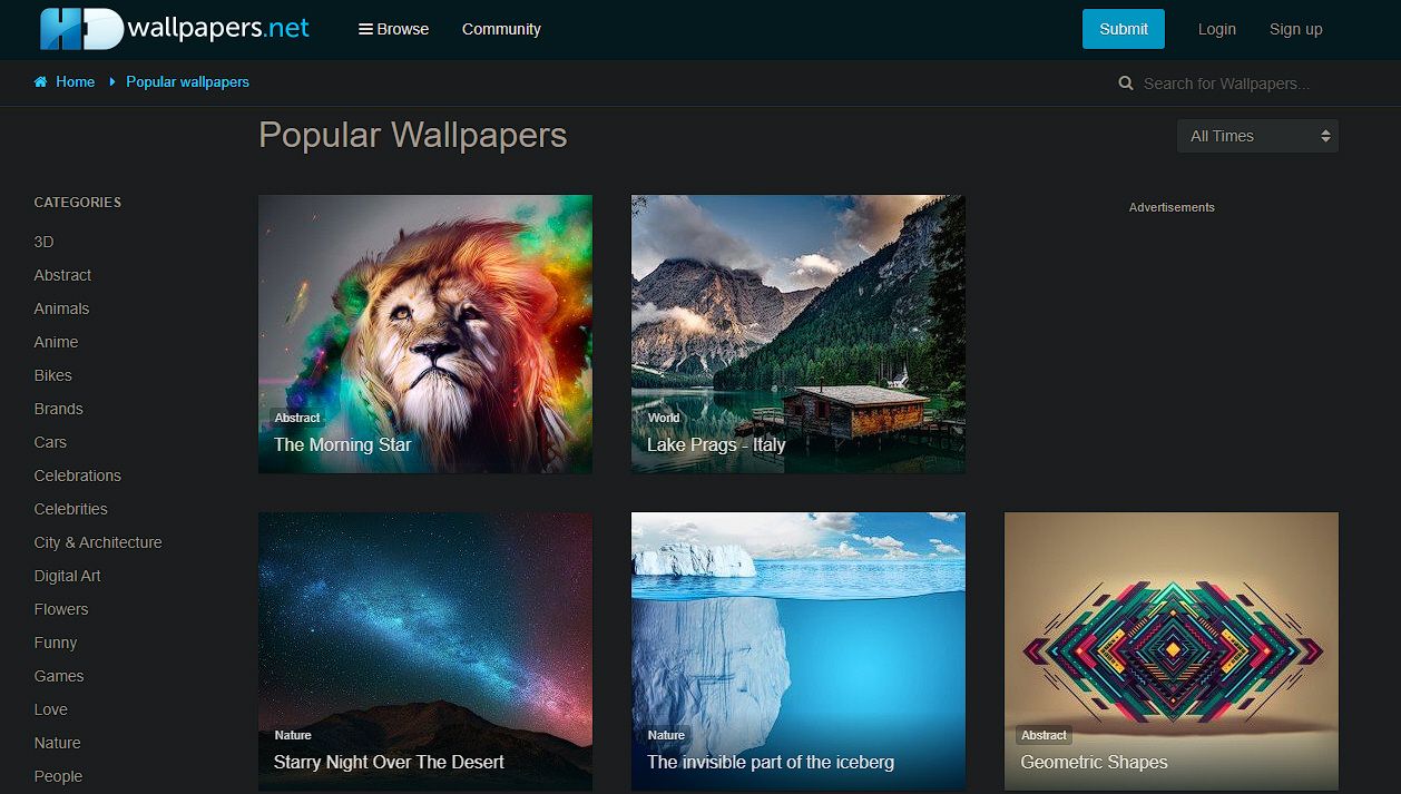 HDWallpapers Site