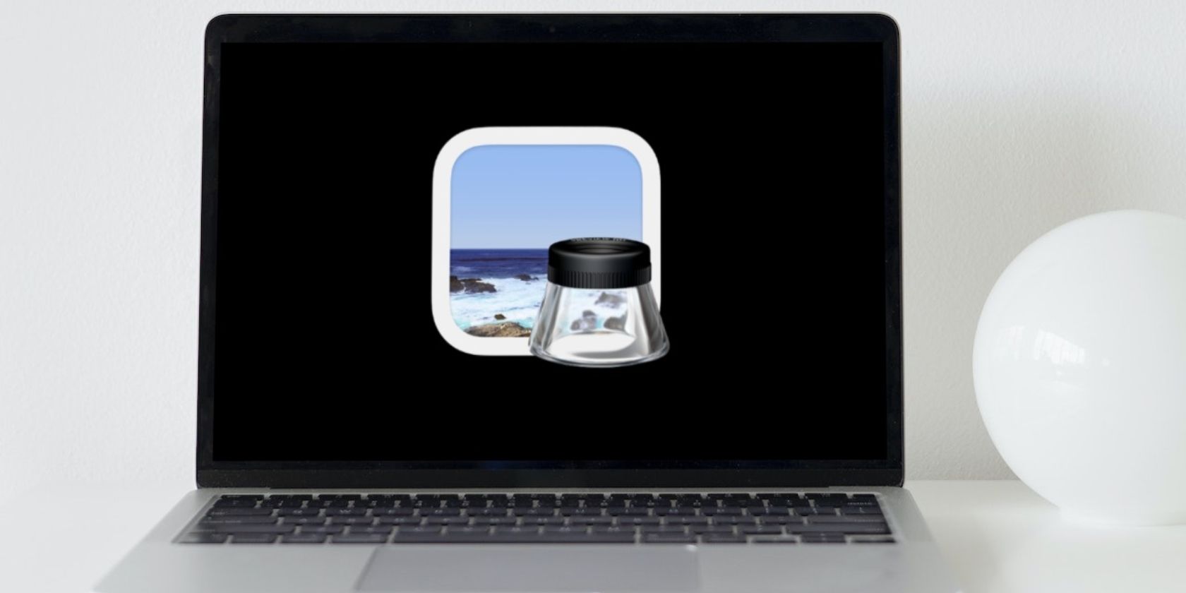 Image of the Preview icon on a MacBook screen-1