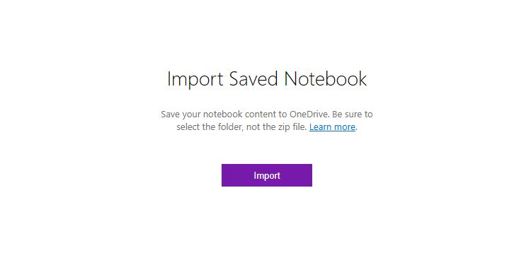 Impor Buku Catatan Tersimpan untuk OneNote untuk Windows 10