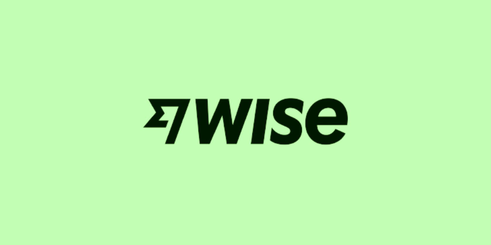 Wise logo seen on light green background