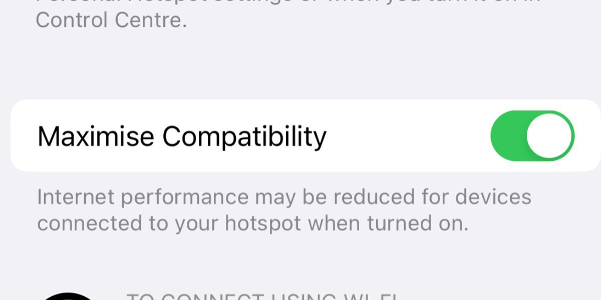 maximize personal hotspot compatibility on iphone