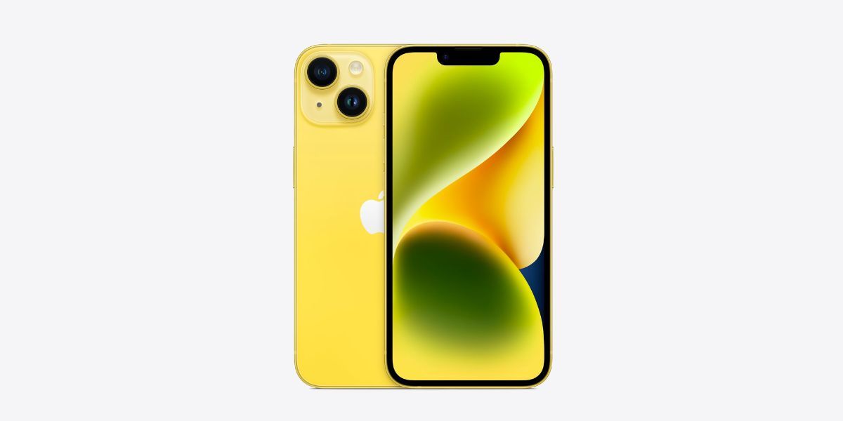 yellow iphone 14 and 14 plus