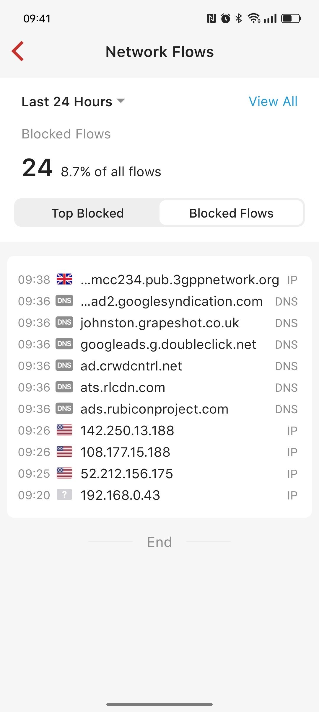 برنامه اندروید Firewall Purple SE