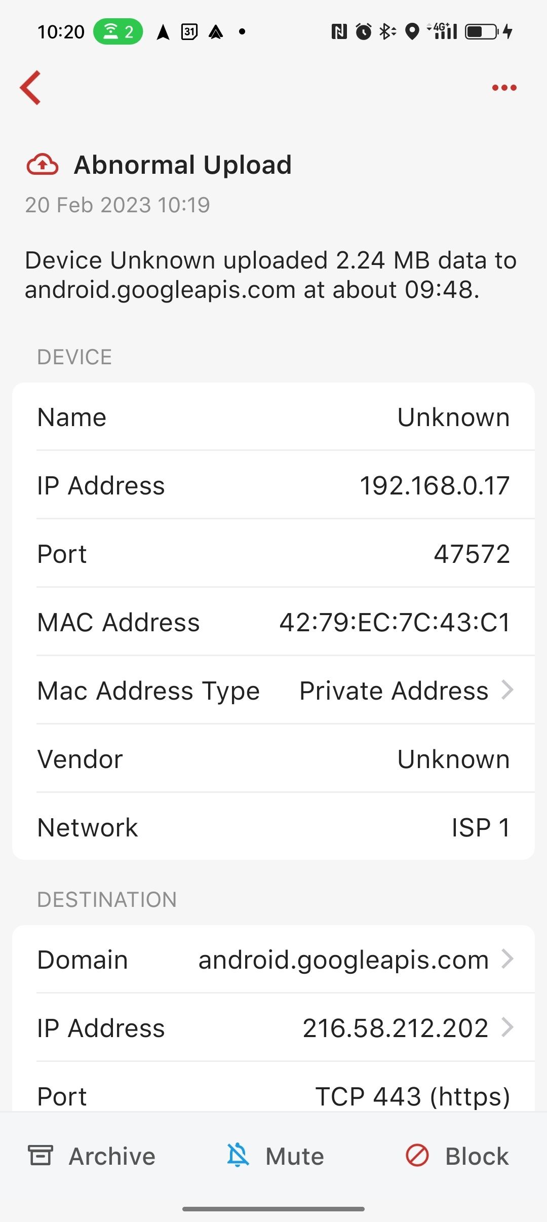 برنامه اندروید Firewall Purple SE