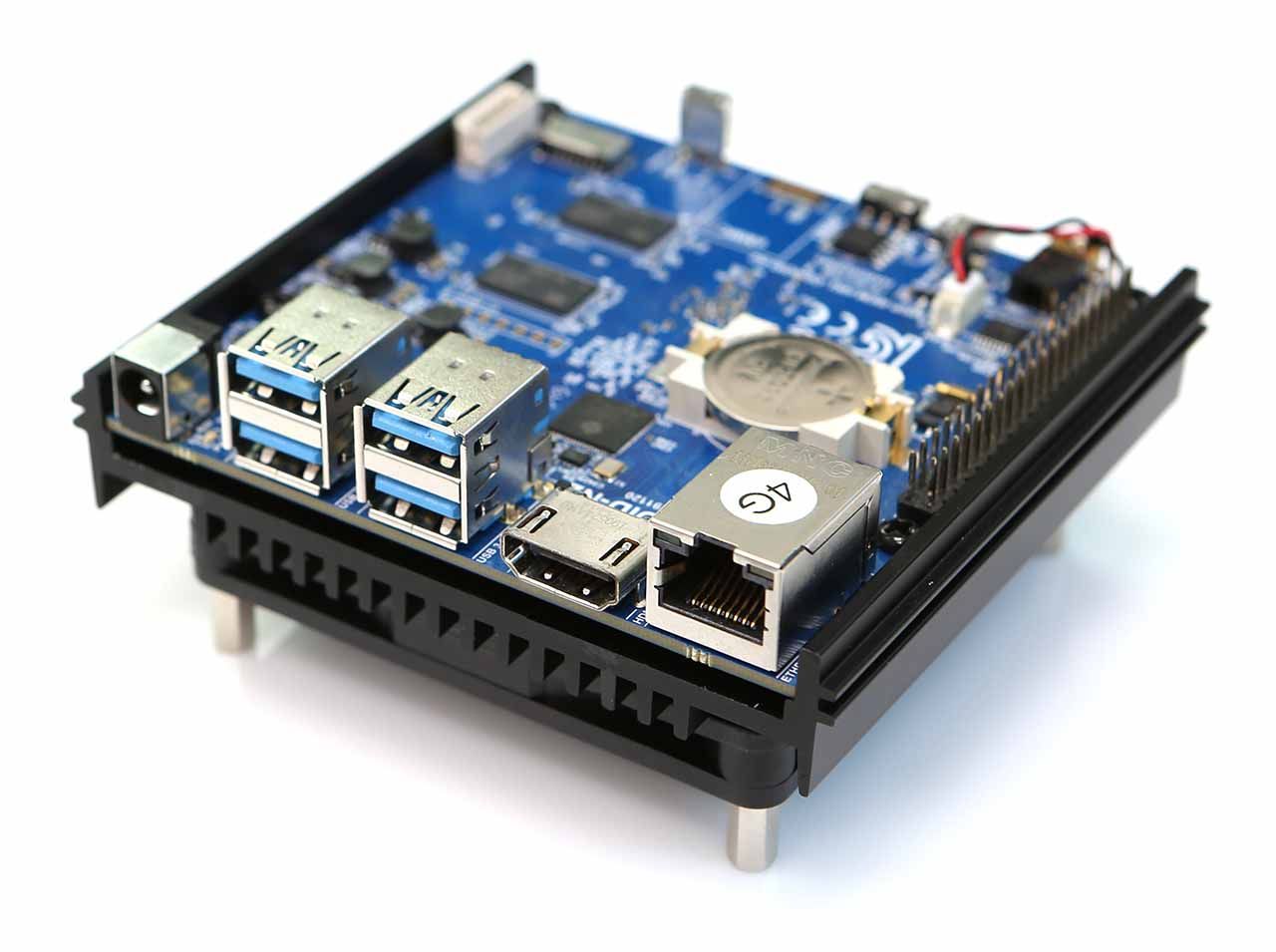 ODROID N2+ image showing ports