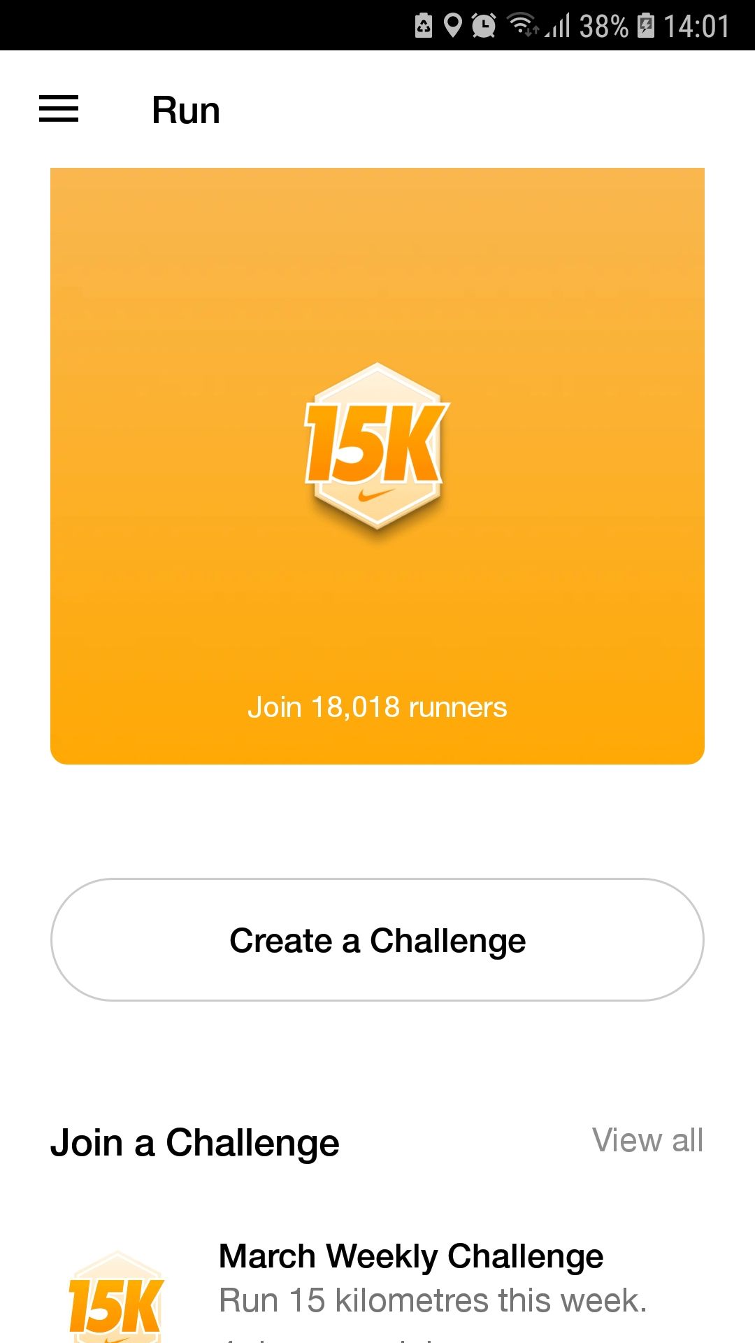 Nike Run Club challenges running walking fitness mobile app