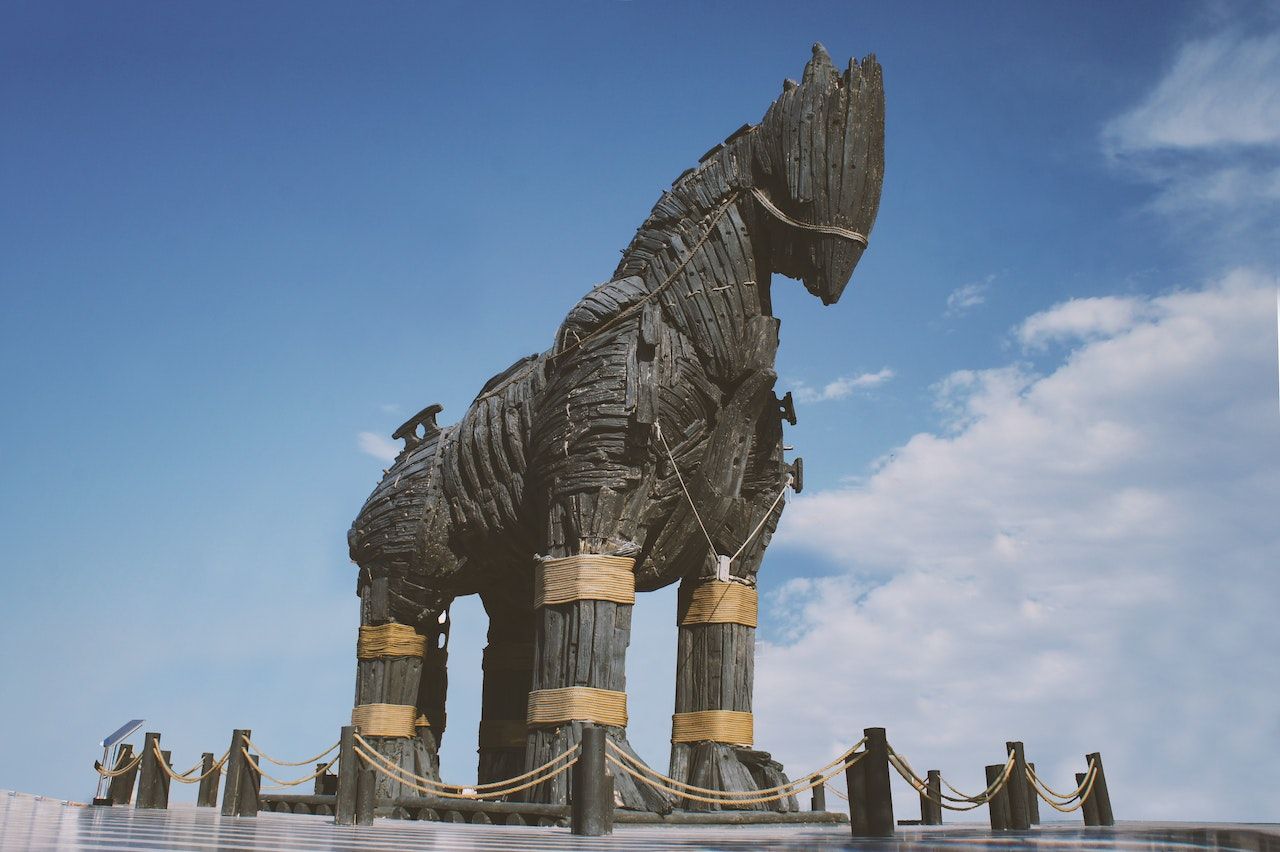 Photo of a Trojan Horse