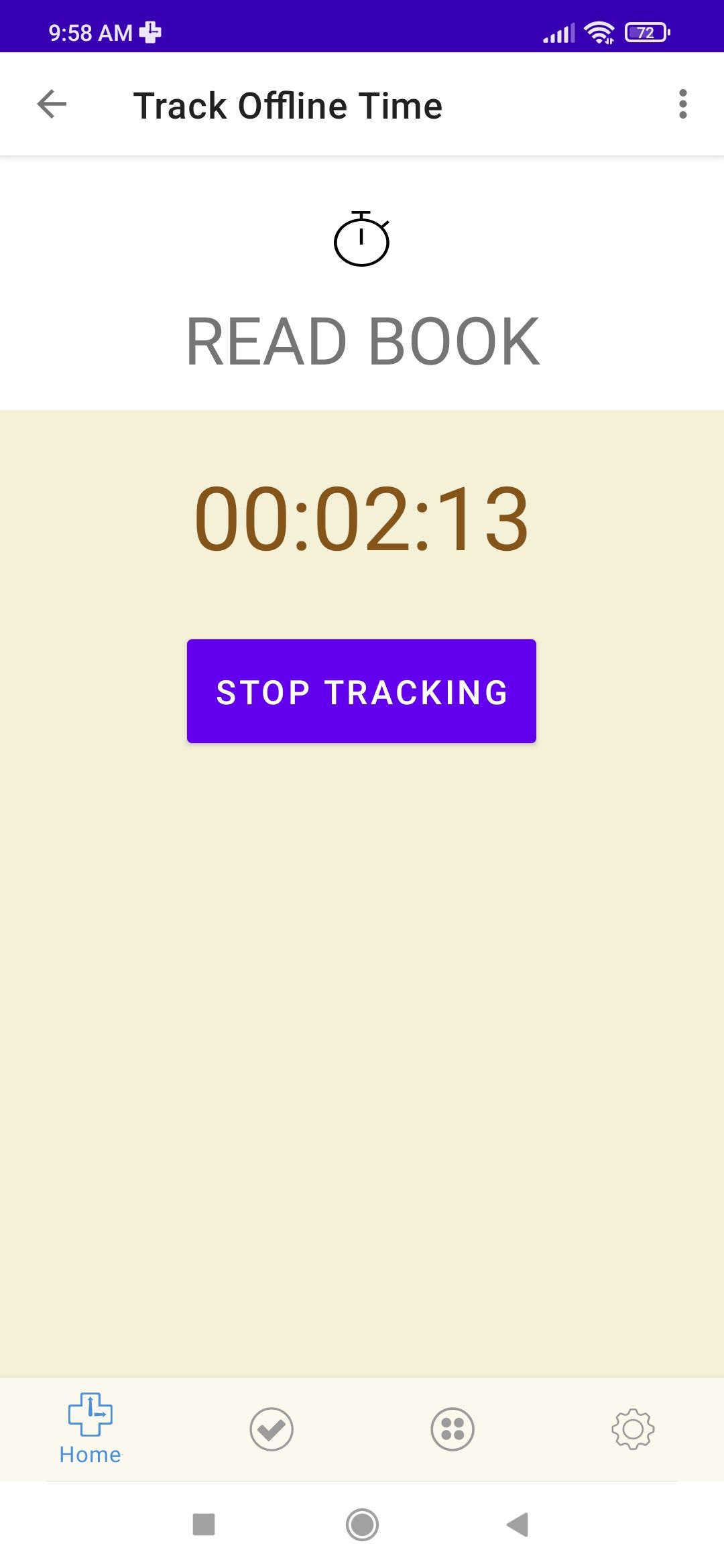 RescueTime app stop time tracking