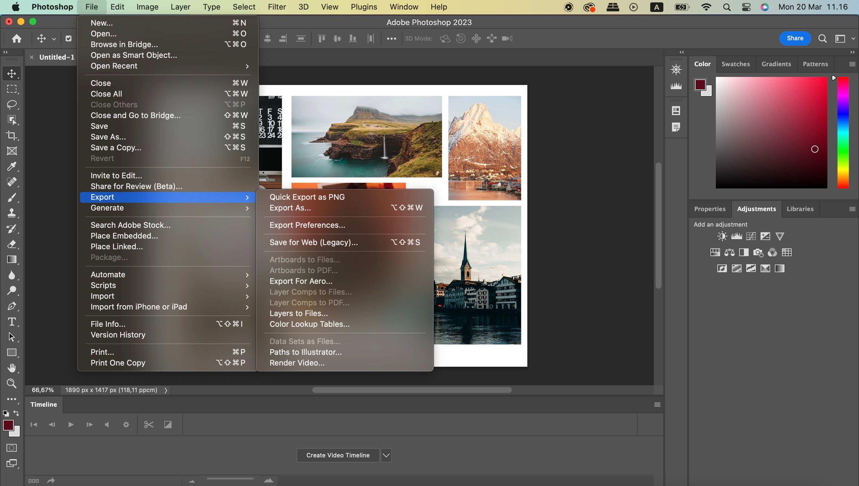 How to Create a Collage of Your Bucket List in Photoshop