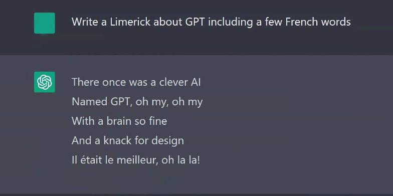Capture d'écran de ChatGPT Limerick-1