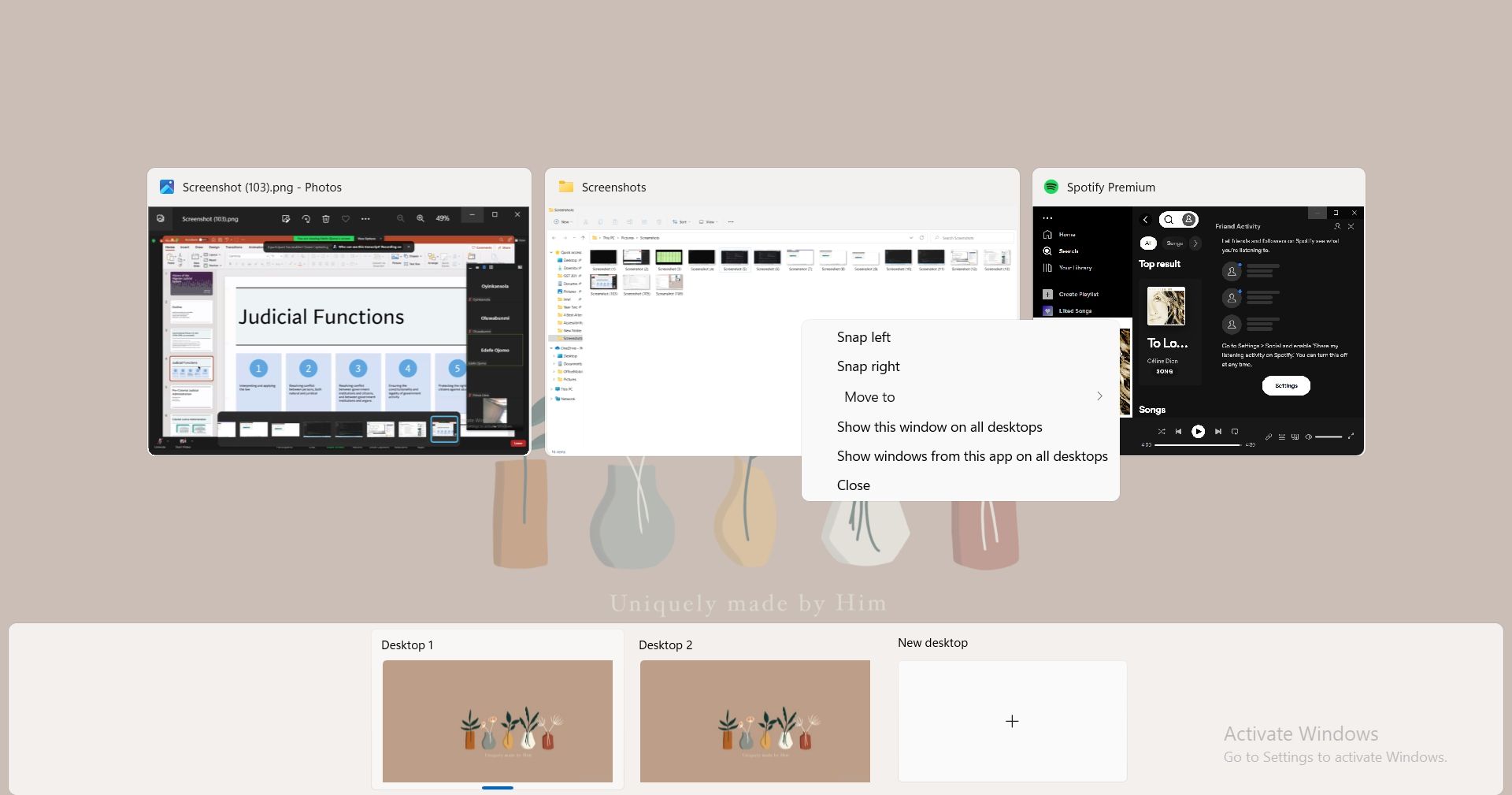 Screenshot of windows 11 task view v2
