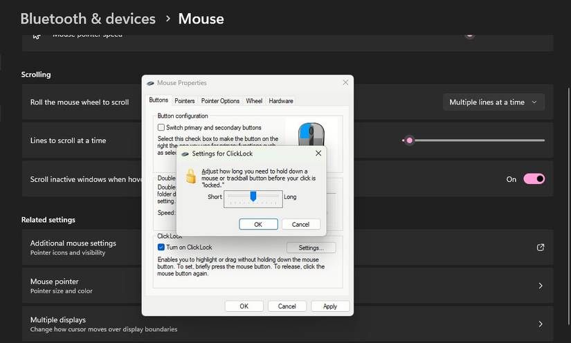 Click Lock How to Enable Mouse ClickLock to Work Easier on Windows