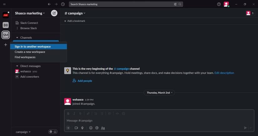 How to Add and Manage Multiple Slack Workspaces
